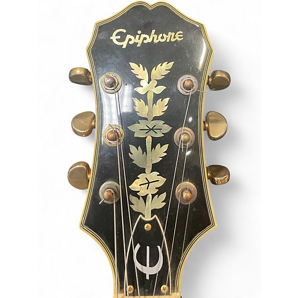 Used Epiphone Sheraton 2 Tone Sunburst Hollow Body Electric Guitar