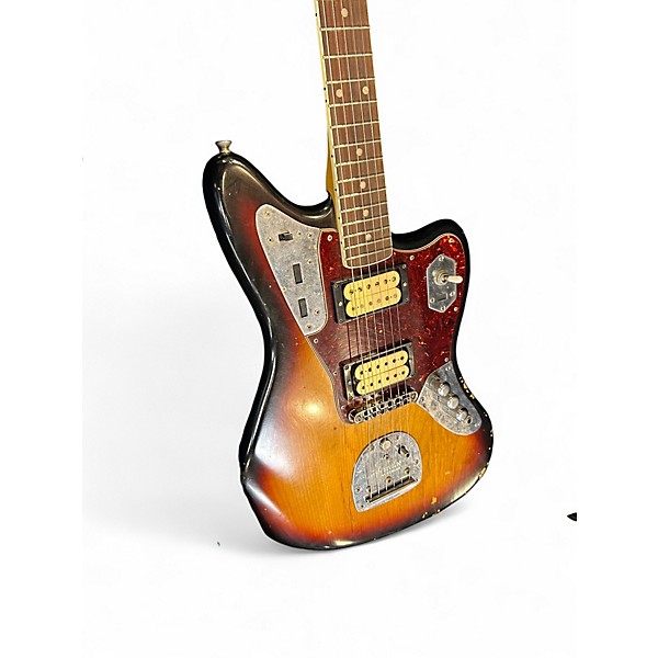 Used 2011 Fender Kurt Cobain Signature ROAD WORN Jaguar 3 Color Sunburst Solid Body Electric Guitar
