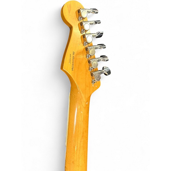 Used 2011 Fender Kurt Cobain Signature ROAD WORN Jaguar 3 Color Sunburst Solid Body Electric Guitar