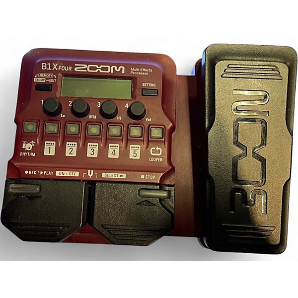 Used Zoom B1X FOUR Bass Effect Pedal