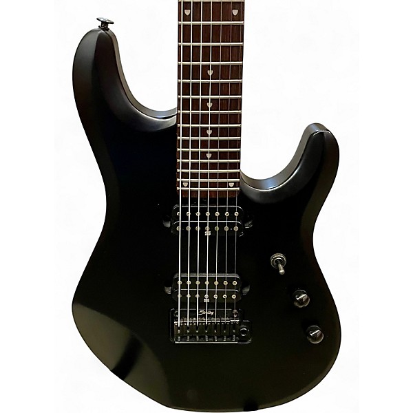 Used Sterling by Music Man JP70 John Petrucci Signature stealth black Solid Body Electric Guitar