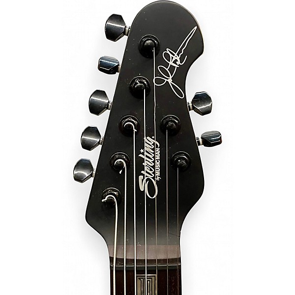 Used Sterling by Music Man JP70 John Petrucci Signature stealth black Solid Body Electric Guitar