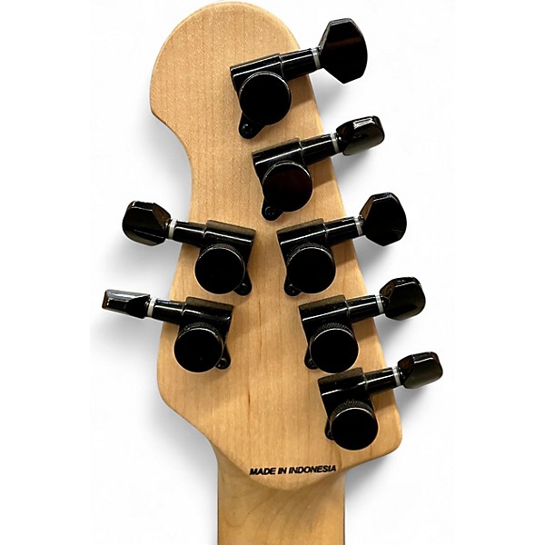 Used Sterling by Music Man JP70 John Petrucci Signature stealth black Solid Body Electric Guitar