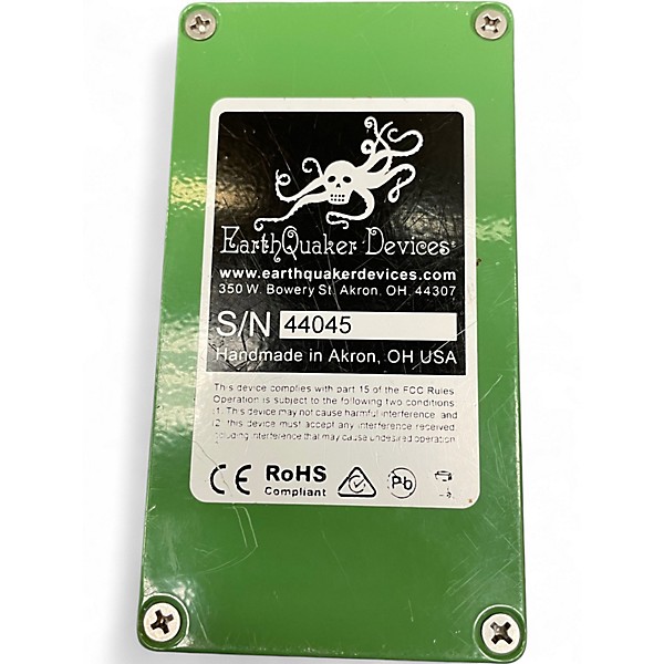 Used EarthQuaker Devices Plumes Small Signal Shredder Overdrive Effect Pedal