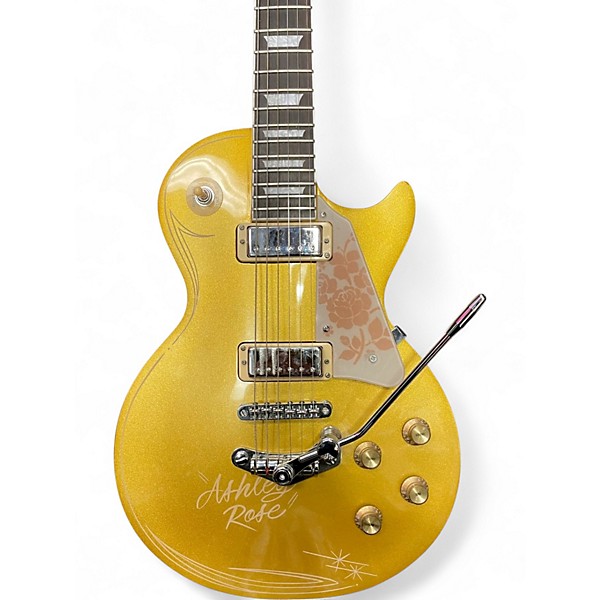 Used Harden Rockin Billy Gold Top Solid Body Electric Guitar