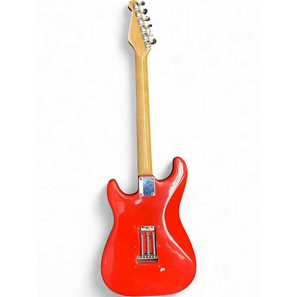 Used Lotus Double Cut Red Solid Body Electric Guitar