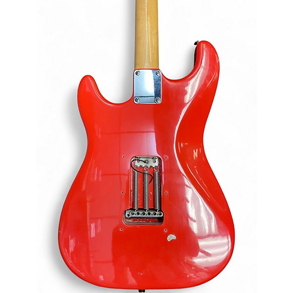 Used Lotus Double Cut Red Solid Body Electric Guitar