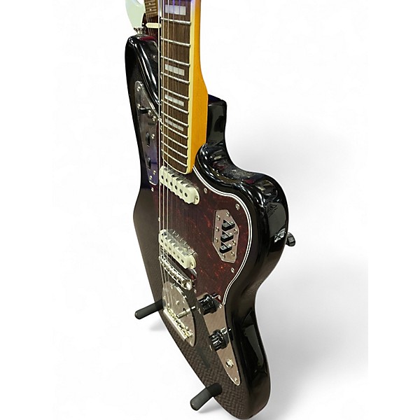 Used Squier CLASSIC VIBE JAGUAR Black Solid Body Electric Guitar