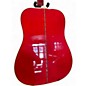 Used Gibson Dove Cherry Sunburst Acoustic Electric Guitar
