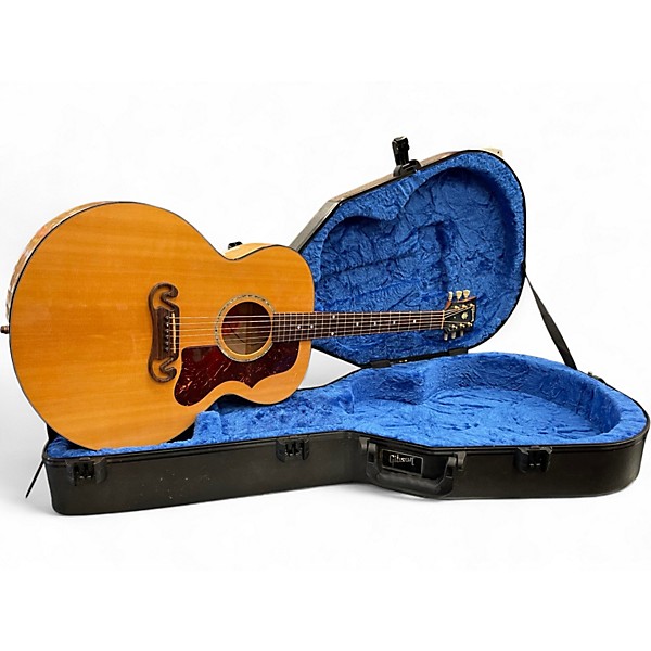 Used Gibson J100 Xtra Natural Acoustic Electric Guitar