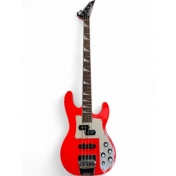 Used Jackson X Series CBXNT DX IV Rocket Red Electric Bass Guitar
