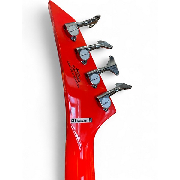 Used Jackson X Series CBXNT DX IV Rocket Red Electric Bass Guitar