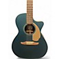 Used Fender Newporter Player Teal Acoustic Electric Guitar