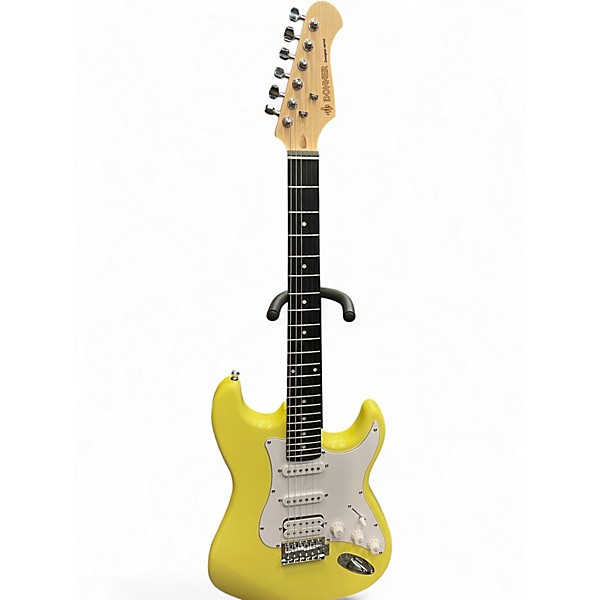 Used Donner Designer Series Yellow Solid Body Electric Guitar