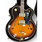 Used Fusion Blues FB600 Manhattan Deluxe Sunburst Hollow Body Electric Guitar