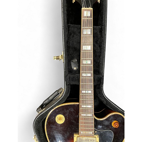 Used Fusion Blues FB600 Manhattan Deluxe Sunburst Hollow Body Electric Guitar