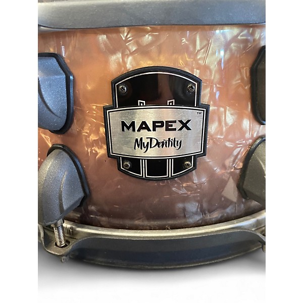 Used Mapex 5X14 Mydentity Snare Metallic Orange Drum