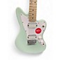 Used Squier Mini Jazzmaster HH Surf Green Electric Guitar