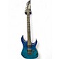 Used Ibanez GRG120QASP Gio blue gradation Solid Body Electric Guitar thumbnail