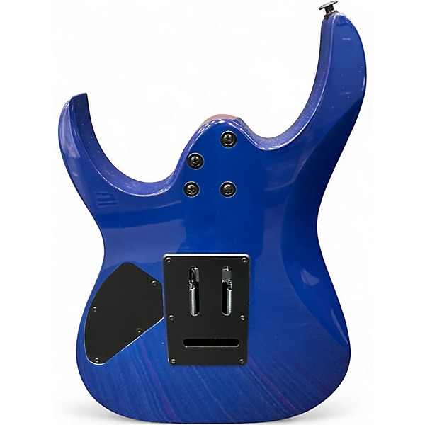 Used Ibanez GRG120QASP Gio blue gradation Solid Body Electric Guitar