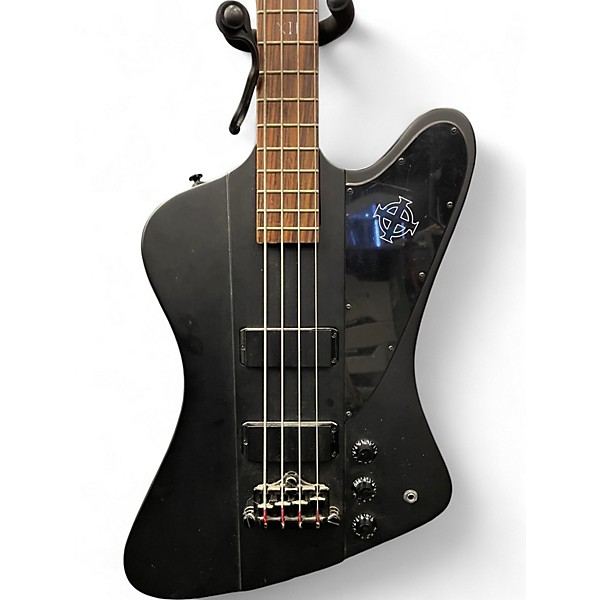Used Epiphone Thunderbird Matte Black Electric Bass Guitar