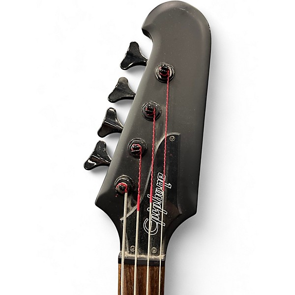 Used Epiphone Thunderbird Matte Black Electric Bass Guitar