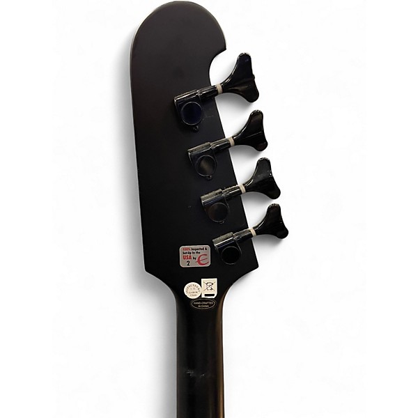 Used Epiphone Thunderbird Matte Black Electric Bass Guitar