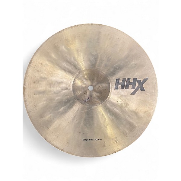 Used SABIAN 14in HHX Stage Hi Hat Pair Cymbal
