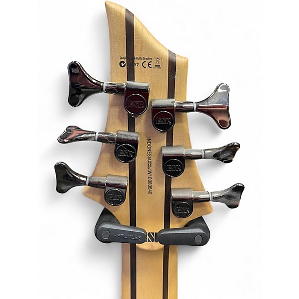 Used ESP LTD B206SM 6 String Natural Electric Bass Guitar