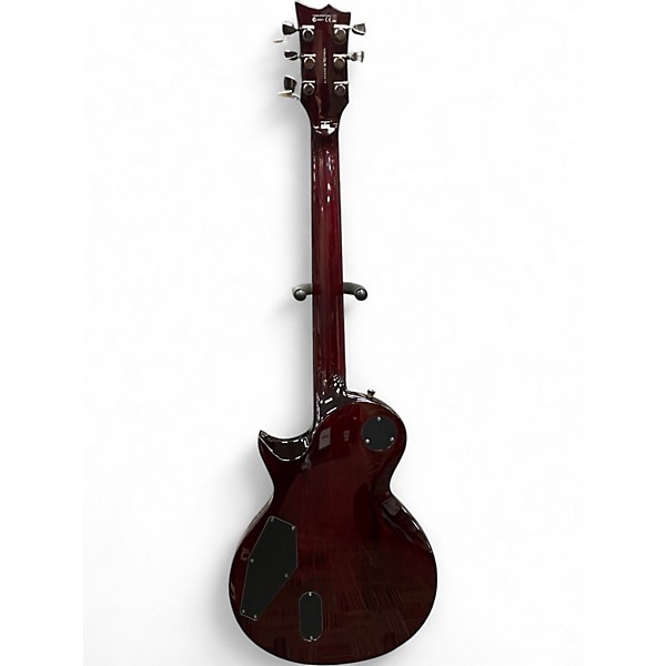Used ESP LTD EC1000 Deluxe QUILTED RED Solid Body Electric Guitar
