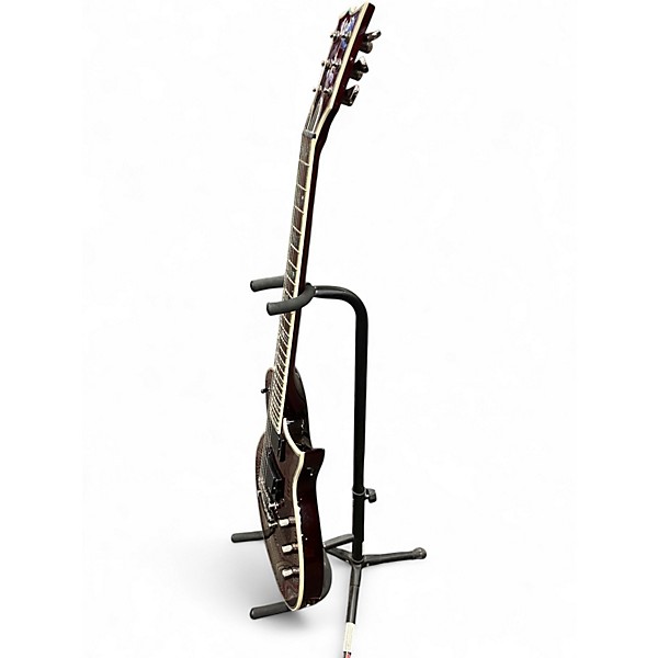 Used ESP LTD EC1000 Deluxe QUILTED RED Solid Body Electric Guitar