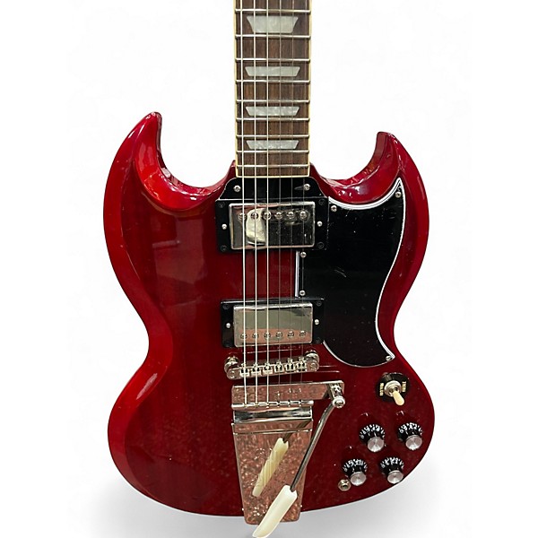 Used Epiphone 1964 SG Standard With Maestro Vibrola Reissue CHERRY RED Solid Body Electric Guitar