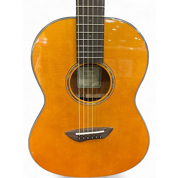 Used Yamaha CSF-TA TransAcoustic Parlor Vintage Natural Acoustic Electric Guitar