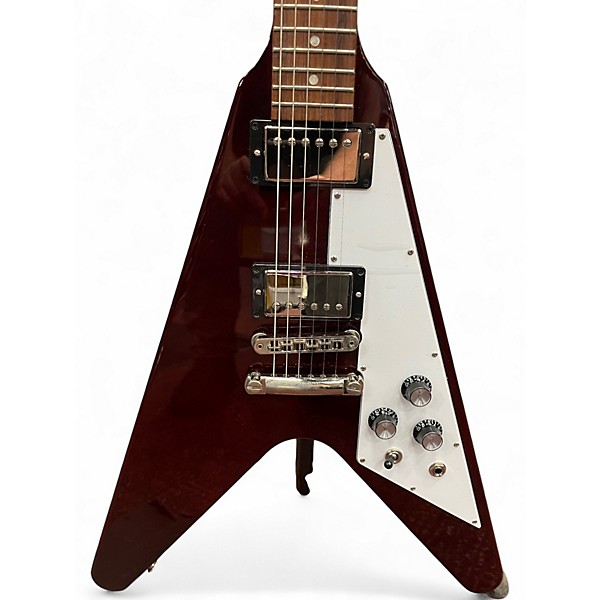 Used Gibson Flying V AGED CHERRY Solid Body Electric Guitar