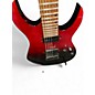 Used Spira s457 Red to Black Fade Solid Body Electric Guitar