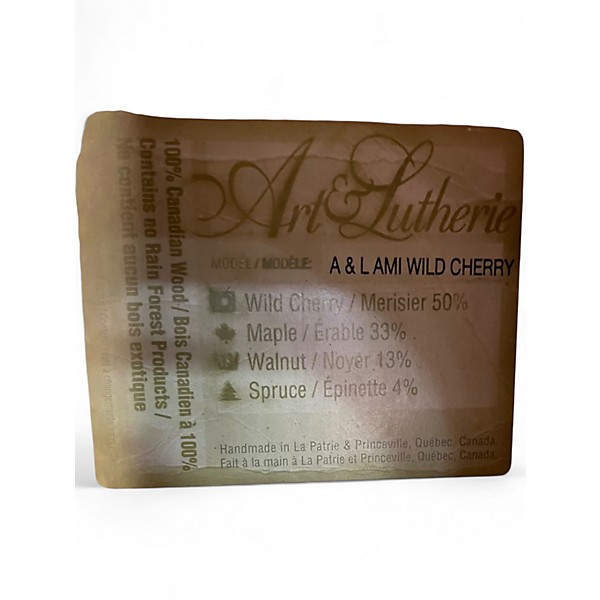 Used Art & Lutherie AMI WILD CHERRY 2 TONE BURST Acoustic Guitar