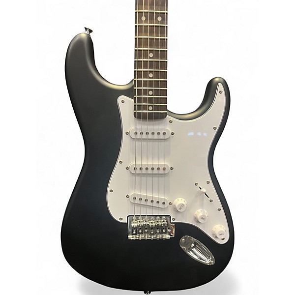 Used Squier Stratocaster Debut Black Solid Body Electric Guitar