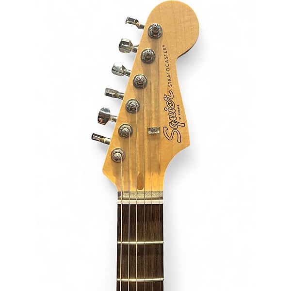 Used Squier Stratocaster Debut Black Solid Body Electric Guitar