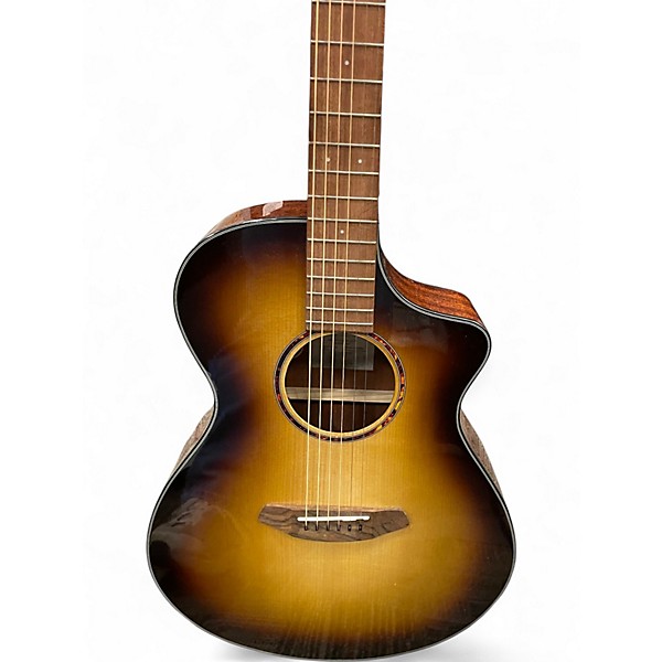 Used Breedlove Discovery Concert 2 Tone Sunburst Acoustic Guitar