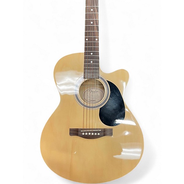 Used Fender FA135CE Concert Natural Acoustic Electric Guitar