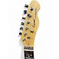 Used Zuwei Factory Thinline TL Electric Guitar Semi-Hollow Jazz Flower Quilted Blue Hollow Body Electric Guitar