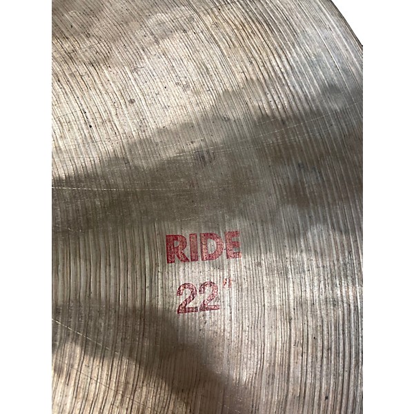 Used Paiste 22in 2002 Ride Cymbal