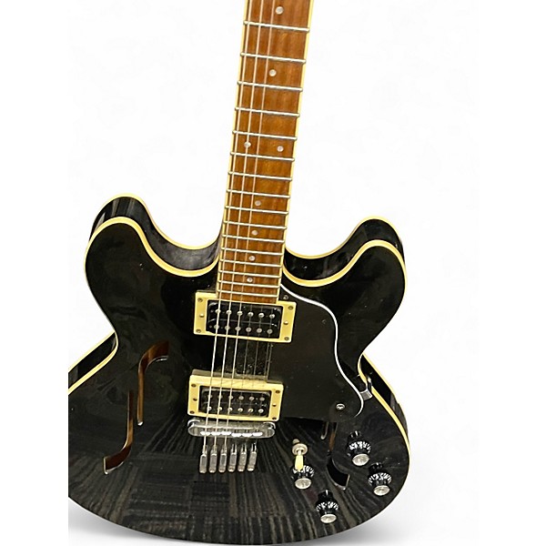 Used Yamaha SA500 Black Hollow Body Electric Guitar