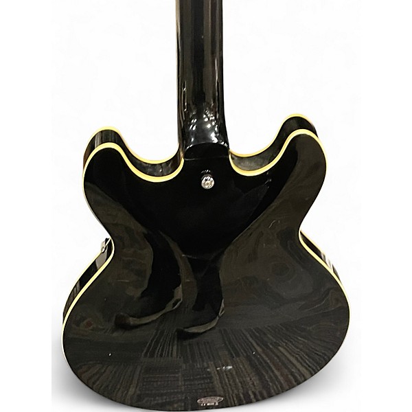Used Yamaha SA500 Black Hollow Body Electric Guitar