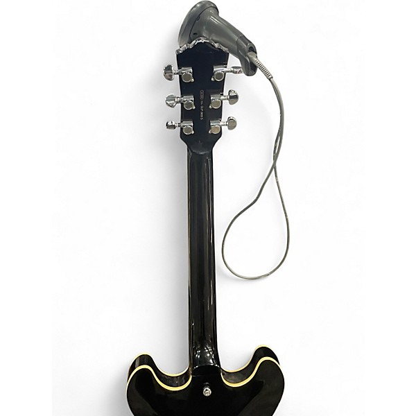 Used Yamaha SA500 Black Hollow Body Electric Guitar