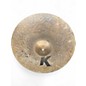 Used Zildjian 21in k custom organic ride Cymbal