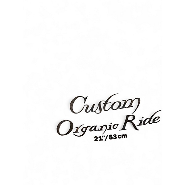 Used Zildjian 21in k custom organic ride Cymbal