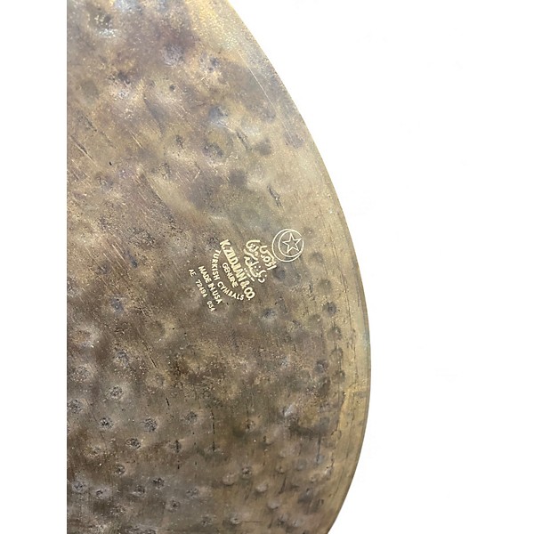 Used Zildjian 21in k custom organic ride Cymbal