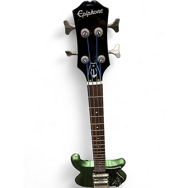 Used Epiphone Embassy Green Metallic Green Electric Bass Guitar