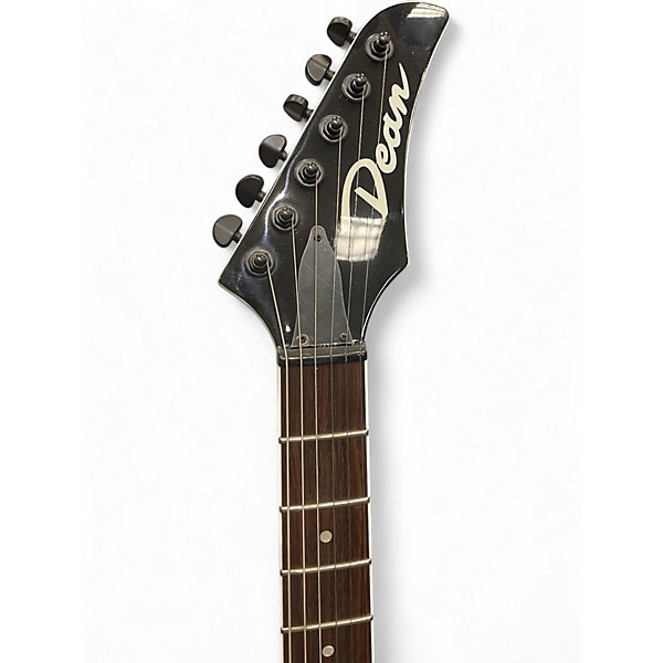 Used Dean mdx qm t3b Trans Blue Solid Body Electric Guitar